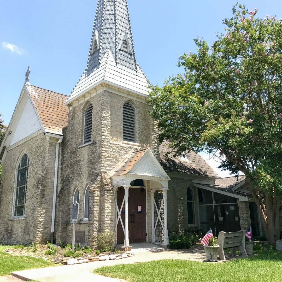 a Historical church in Navasota TX by Countyroad407.com