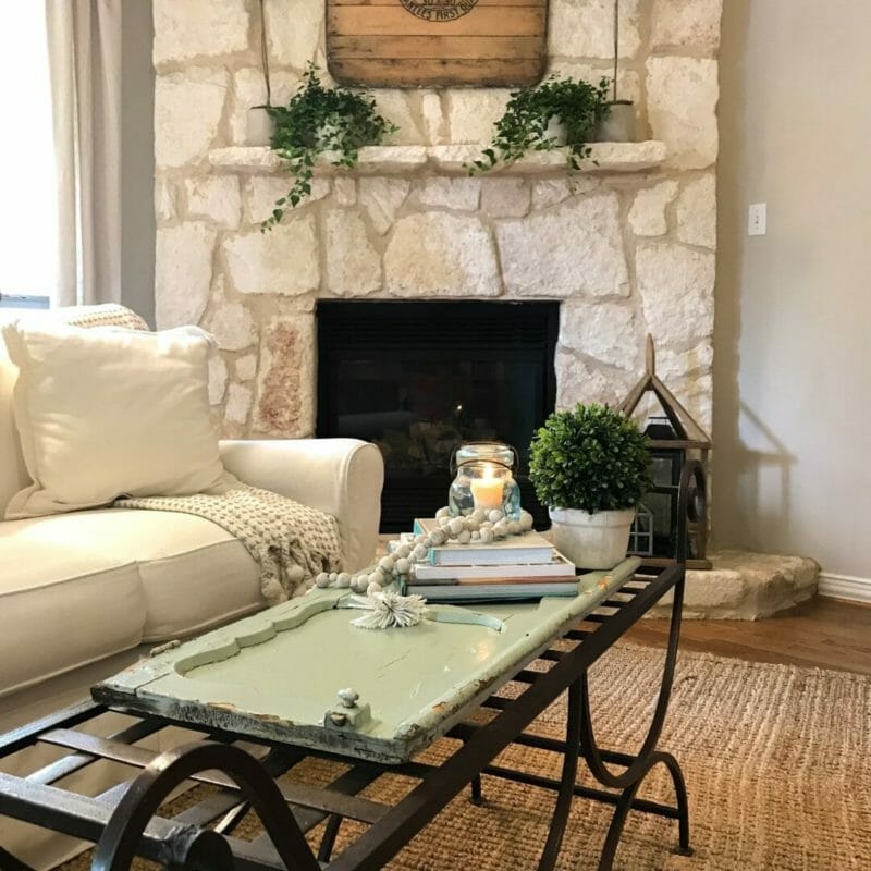 End of Summer Coffee Table Vignette and Pinterest Challenge - County ...