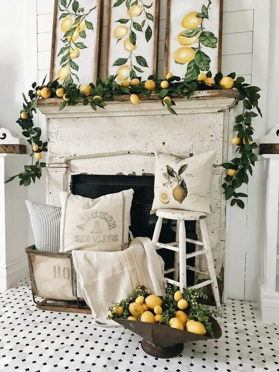 Farmhouse Spring and Summer Mantel Decorating Ideas County Road 407