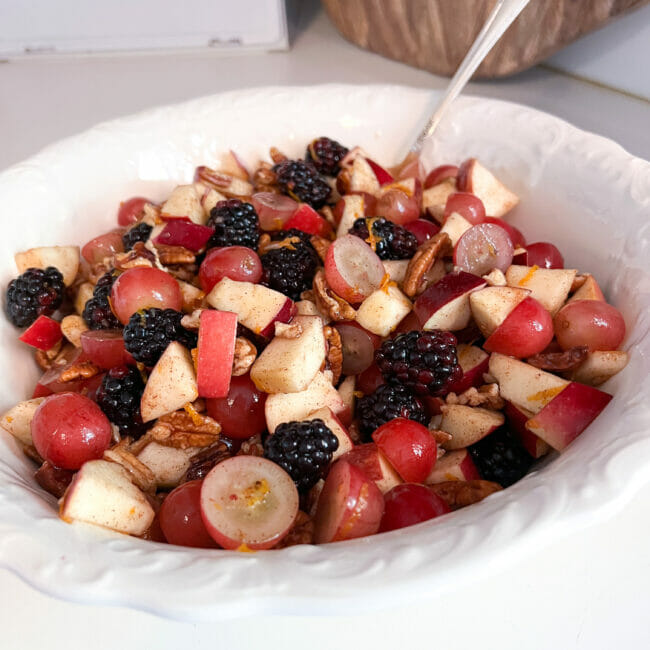 fall fruit salads > obsessed with making this all fall long 🫶🏼the ci, fall fruit salad