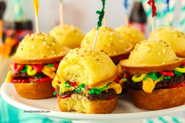 hamburger shaped cupcakes